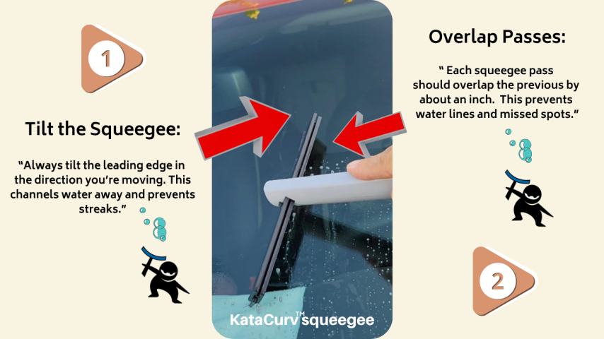 Master Your Window Squeegee Technique: Water Flow, Control, and Flowing Like Water
